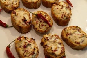 Spicy Honey Goat Cheese Toast