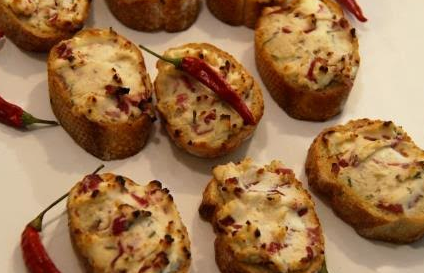 Spicy Honey Goat Cheese Toast